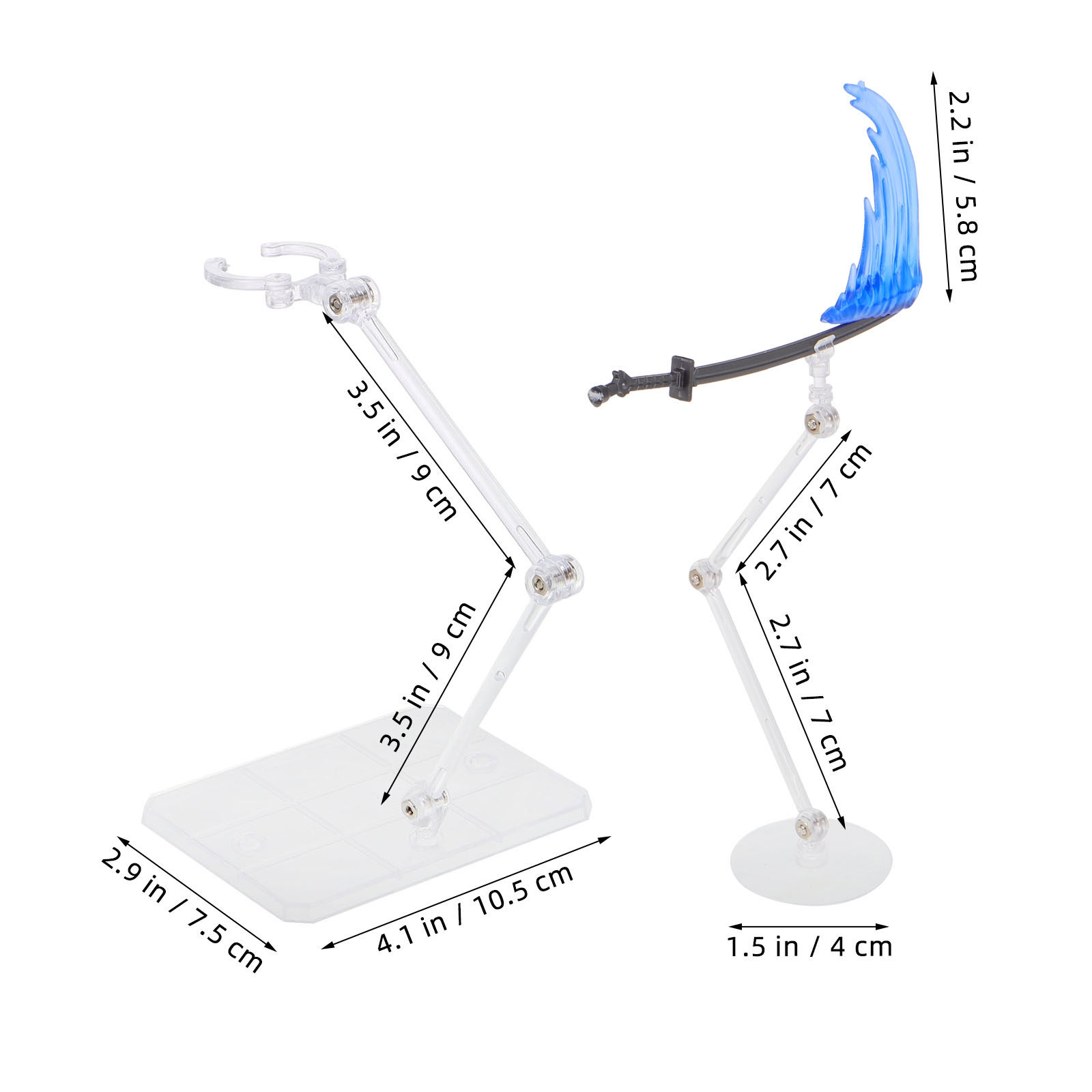 1세트 액션 피규어 받침대, 수집용 전시 스탠드, 사무 - Action Figure Stand 리뷰 및 가격